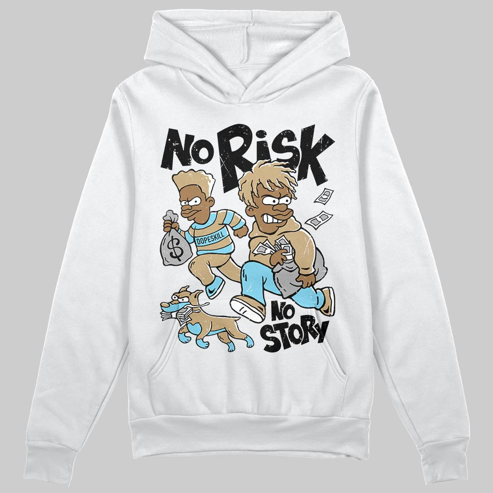 Jordan 11 City Pack “H-Town” DopeSkill Hoodie Sweatshirt No Risk No Story Graphic Streetwear - White