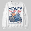 Jordan 4 SB “Summit White/Navy” DopeSkill Sweatshirt MOMM Graphic Streetwear - White