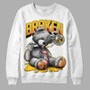 Yellow Sneakers DopeSkill Sweatshirt Sick Bear Graphic Streetwear - White