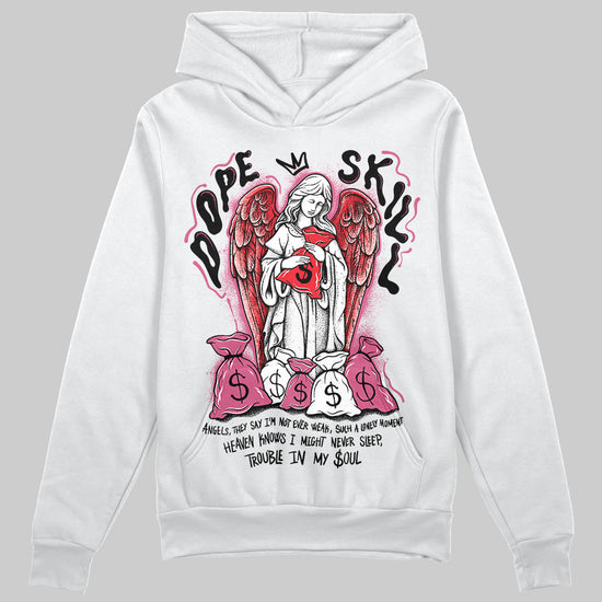 Diesel Pink S - Serendipity Pro-X1 Trainers DopeSkill Hoodie Sweatshirt Angels Graphic Streetwear - White 