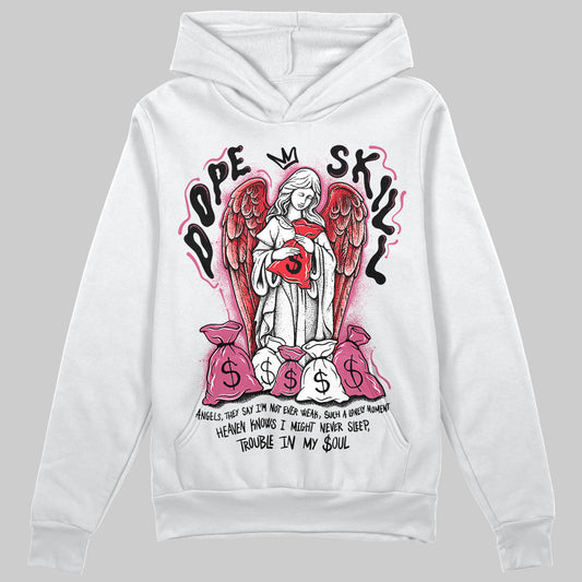 Diesel Pink S - Serendipity Pro-X1 Trainers DopeSkill Hoodie Sweatshirt Angels Graphic Streetwear - White 