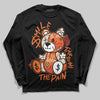 Jordan 3 “Starfish” DopeSkill Long Sleeve T-Shirt Smile Through The Pain Graphic Streetwear - Black
