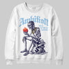 University Blue Sneakers DopeSkill Sweatshirt Ambition Graphic Streetwear - White