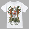 Olive Sneakers DopeSkill T-Shirt Angels Graphic Streetwear - White 