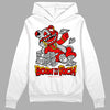 Jordan 12 “Cherry” DopeSkill Hoodie Sweatshirt Born To Be Rich Graphic Streetwear - White