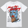 Jordan 9 Powder Blue DopeSkill T-Shirt Never Stop Hustling Graphic Streetwear - White