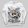 Jordan 17 Retro Low SP Infinite Archives DopeSkill Long Sleeve T-Shirt Drip Season Graphic Streetwear - White