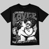 Jordan 4 “Black Cat” (2025) DopeSkill T-Shirt Real Ones Choose Loyalty Graphic Streetwear - Black