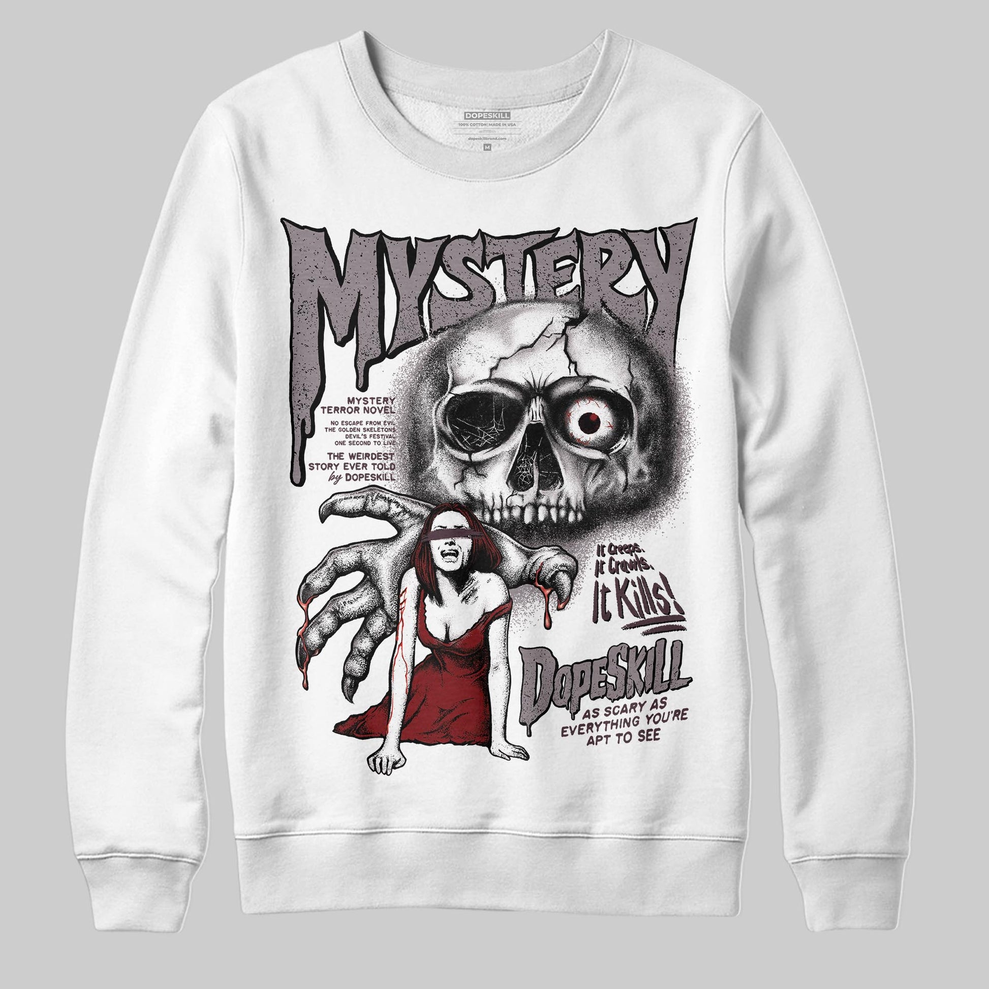 A Ma Maniére x Air Jordan 6 Retro “Smoky Mauve”⁠ DopeSkill Sweatshirt Mystery Ghostly Grasp Graphic Streetwear - White