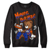 Dunk Low Futura Orange Blaze DopeSkill Sweatshirt Money Is Our Motive Bear Graphic Streetwear - Black