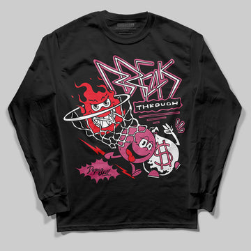 Diesel Pink S - Serendipity Pro-X1 Trainers DopeSkill Long Sleeve T-Shirt Break Through Graphic Streetwear - black