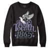 Jordan 5 Retro Low Indigo Haze DopeSkill Sweatshirt Juneteenth 1865 Graphic Streetwear - Black