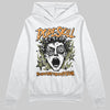 Olive Sneakers DopeSkill Hoodie Sweatshirt Root of Evil Graphic Streetwear - White