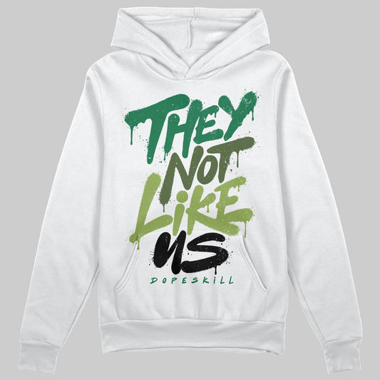 Foamposite Pro 'Pine Green' DopeSkill Hoodie Sweatshirt They Not Like Us Graphic Streetwear - White
