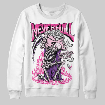 Pink Sneakers DopeSkill Sweatshirt NeverFull Graphic Streetwear - White