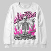 Pink Sneakers DopeSkill Sweatshirt Laid Back Graphic Streetwear - White 