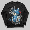 Jordan 3 Retro OG Rare Air DopeSkill Long Sleeve T-Shirt Smile Through The Pain Graphic Streetwear - Black