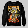 Jordan 4 Thunder DopeSkill Sweatshirt NeverFull Graphic Streetwear - Black