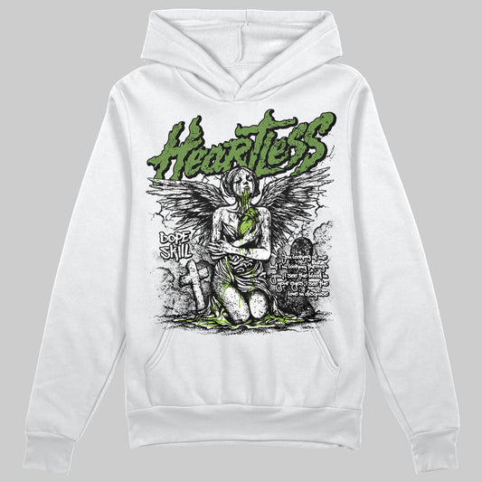 Dunk Low Chlorophyll DopeSkill Hoodie Sweatshirt Heartless Graphic Streetwear - White