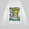 Jordan 5 “Lucky Green” DopeSkill Hoodie Sweatshirt Pretty Girl Swag Graphic Streetwear - White