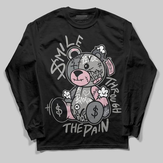 Air Max 95 OG “Pink Foam” DopeSkill Long Sleeve T-Shirt Smile Through The Pain Graphic Streetwear - Black