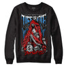 Jordan 11 Retro Cherry DopeSkill Sweatshirt Life or Die Graphic Streetwear - Black