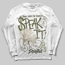 University Blue 5s DopeSkill Long Sleeve T-Shirt Slime Drip Heart Graphic