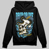 Jordan 11 Retro Gamma Blue (2025) DopeSkill Hoodie Sweatshirt Drip or Die Graphic Streetwear - black