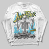 Jordan 11 Retro Gamma Blue (2025) DopeSkill Long Sleeve T-Shirt Laid Back Graphic Streetwear - White