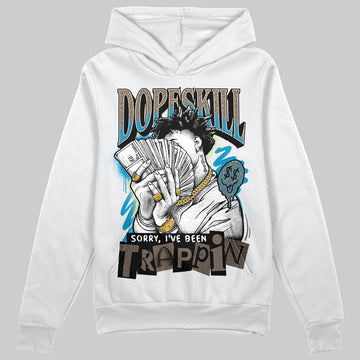 Jordan 3 GS “We Outside” DopeSkill Hoodie Sweatshirt Sorry I've Been Trappin Graphic Streetwear - White