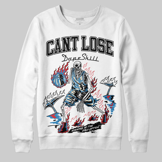 Jordan 3 Retro OG Rare Air DopeSkill Sweatshirt Cant Lose Graphic Streetwear - White