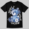 Jordan 1 High OG "Midnight Navy" DopeSkill T-Shirt Smile Through The Pain Graphic Streetwear - Black