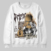 Jordan 5 “Earth/Metallic Gold” DopeSkill Sweatshirt Drip'n Never Tripp'n Graphic Streetwear - White