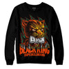 Dunk Low Team Dark Green Orange DopeSkill Sweatshirt Black King Graphic Streetwear - Black