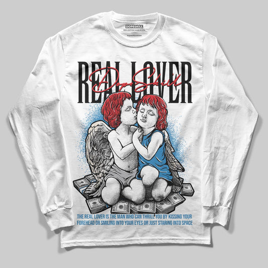 Jordan 3 Retro OG Rare Air DopeSkill Long Sleeve T-Shirt Real Lover Graphic Streetwear - White
