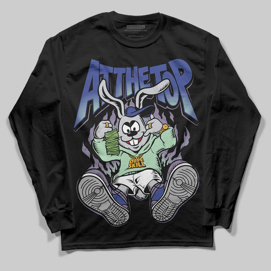 Jordan 1 Retro Low OG Zion Williamson Voodoo Alternate DopeSkill Long Sleeve T-Shirt At The Top Graphic Streetwear - Black