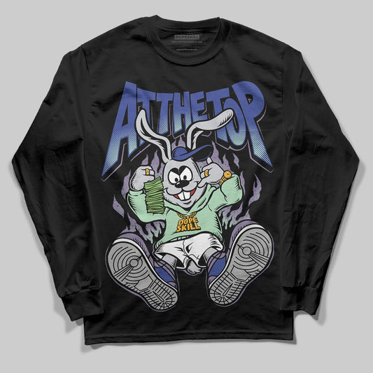 Jordan 1 Retro Low OG Zion Williamson Voodoo Alternate DopeSkill Long Sleeve T-Shirt At The Top Graphic Streetwear - Black