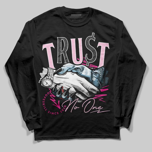 Jordan 6 “Doernbecher” DopeSkill Long Sleeve T-Shirt Trust No One Graphic Streetwear - Black