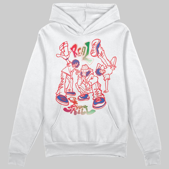 Jordan 11 Retro 285 Atlanta DopeSkill Hoodie Sweatshirt Real Y2K Players Graphic Streetwear - White