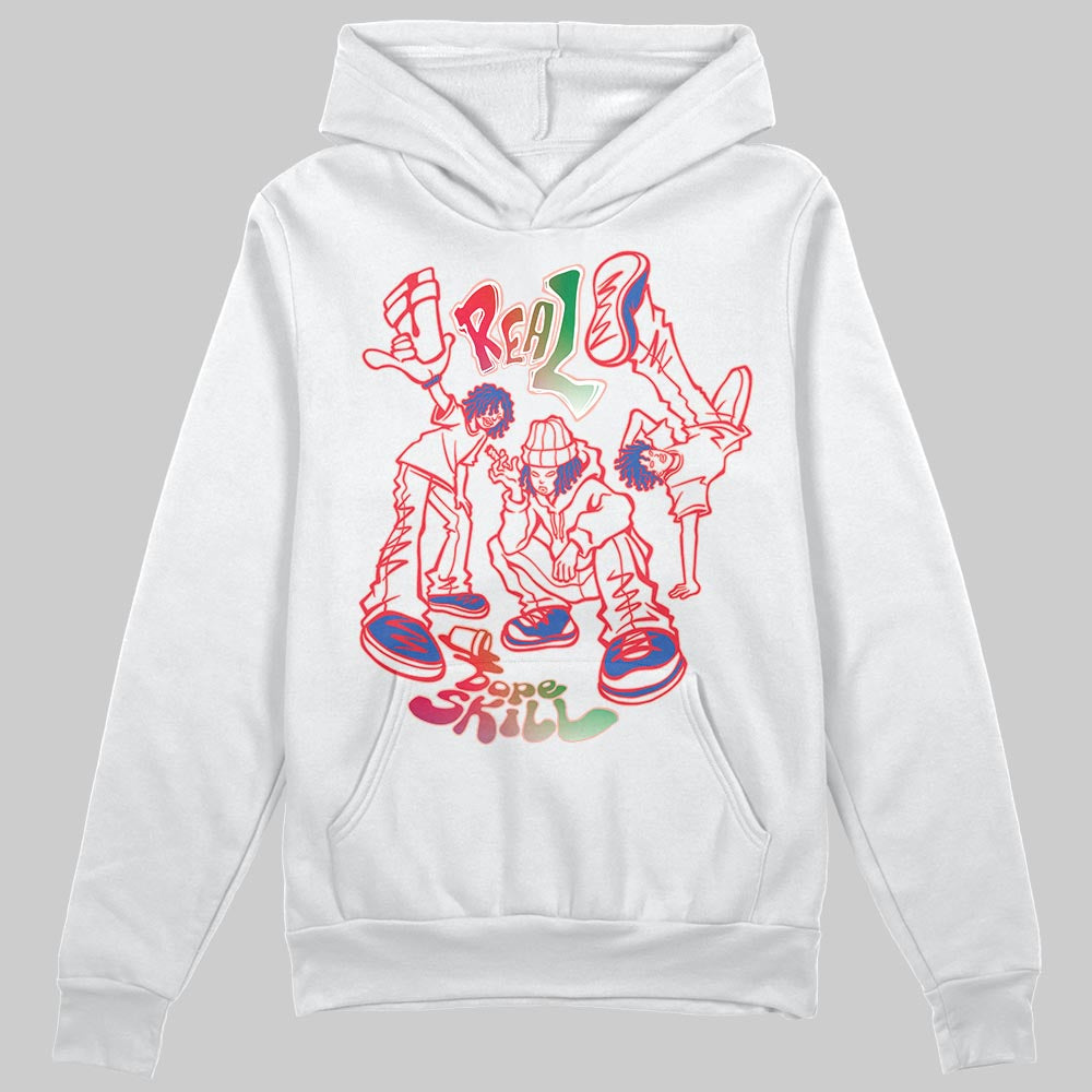 Jordan 11 Retro 285 Atlanta DopeSkill Hoodie Sweatshirt Real Y2K Players Graphic Streetwear - White