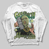 Foamposite Pro 'Pine Green' DopeSkill Long Sleeve T-Shirt Get Rich Graphic Streetwear - White