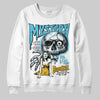Jordan 11 Retro Gamma Blue (2025) DopeSkill Sweatshirt Mystery Ghostly Grasp Graphic Streetwear - White