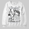 Jordan 5 Retro Wolf Grey (2026) DopeSkill Sweatshirt Broken Bones Graphic Streetwear - White