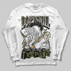 Jordan 3 “Medium Olive” aka “Family Affair” DopeSkill Long Sleeve T-Shirt Sorry I've Been Trappin Graphic Streetwear - White