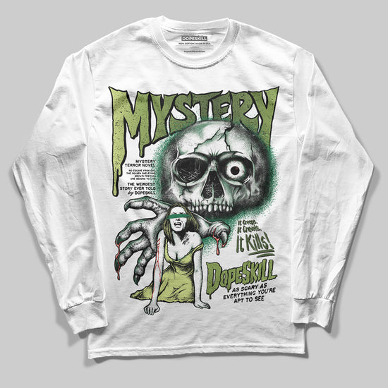 Foamposite Pro 'Pine Green' DopeSkill Long Sleeve T-Shirt Mystery Ghostly Grasp Graphic Streetwear - White