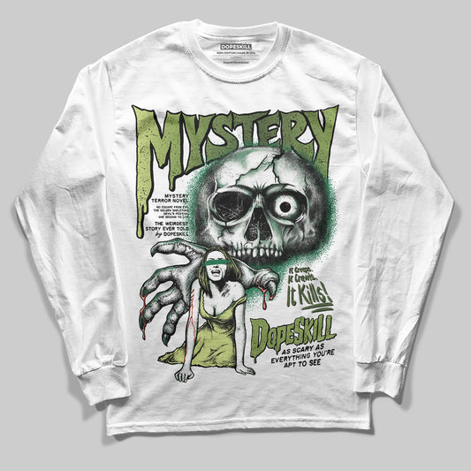 Foamposite Pro 'Pine Green' DopeSkill Long Sleeve T-Shirt Mystery Ghostly Grasp Graphic Streetwear - White