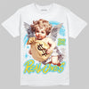 Jordan 11 Retro Gamma Blue DopeSkill T-Shirt Real Ones Angel Graphic Streetwear - White