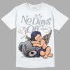 Jordan 4 Retro Frozen Moments DopeSkill T-Shirt New No Days Off Graphic Streetwear - White