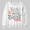 Grey Sneakers DopeSkill Sweatshirt F#ck Around And Find Out Graphic Streetwear - White