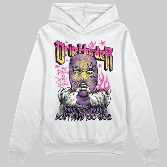 PURPLE Sneakers DopeSkill Hoodie Sweatshirt Drip Harder Graphic Streetwear - White